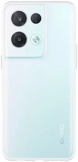 Oppo Reno 8 Pro Hoesje Dun TPU Back Cover Transparant afbeelding 1