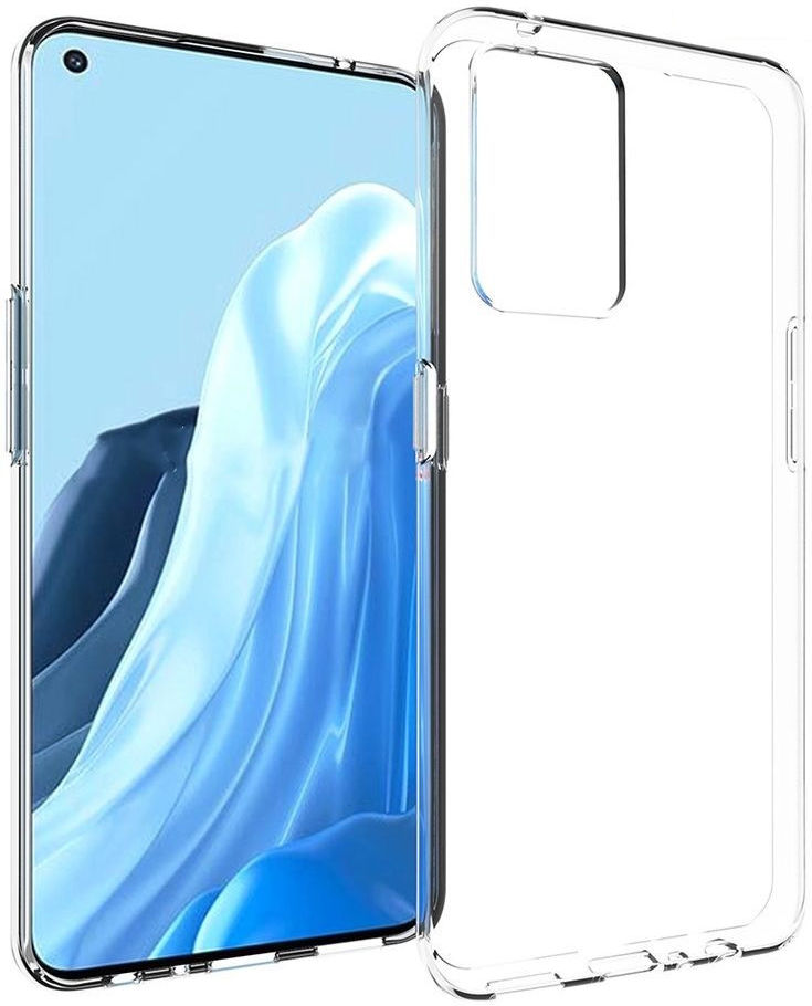 Oppo Reno 7 Hoesje Dun TPU Back Cover Transparant afbeelding 2