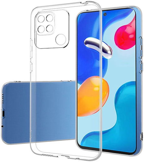 Xiaomi Redmi 10C Hoesje Dun TPU Back Cover Transparant afbeelding 1