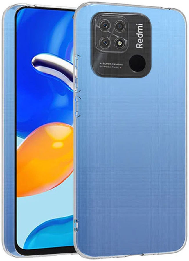 Xiaomi Redmi 10C Hoesje Dun TPU Back Cover Transparant afbeelding 2