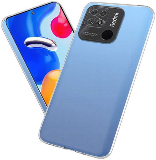 Xiaomi Redmi 10C Hoesje Dun TPU Back Cover Transparant afbeelding 3