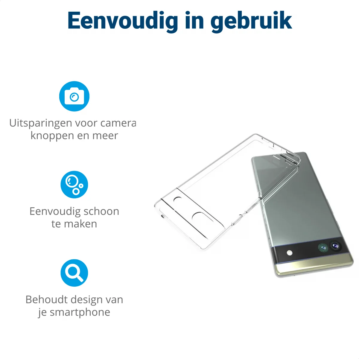 Google Pixel 6a Hoesje Schokbestendig Dun TPU Back Cover Transparant afbeelding 11