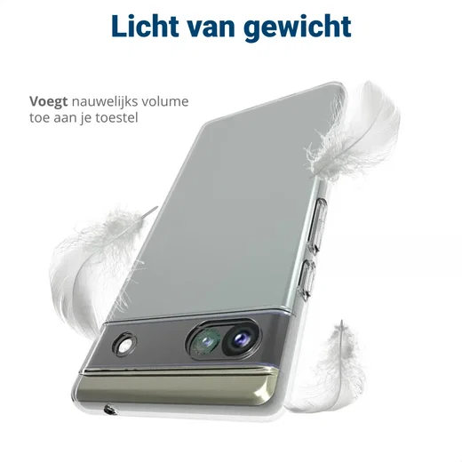 Google Pixel 6a Hoesje Schokbestendig Dun TPU Back Cover Transparant afbeelding 10