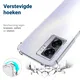 Oppo A57 / A77 Hoesje Schokbestendig en Dun TPU Back Cover Transparant afbeelding 2