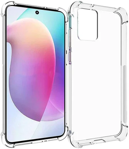 Motorola Edge 30 Neo Hoesje Schokbestendig en Dun TPU Transparant afbeelding 1