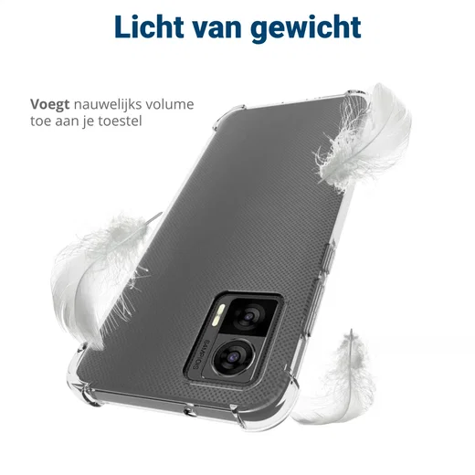 Motorola Edge 30 Neo Hoesje Schokbestendig en Dun TPU Transparant afbeelding 5