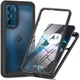 Motorola Edge 30 Hoesje Full Protect 360° Cover Hybride Zwart afbeelding 1