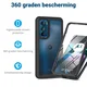 Motorola Edge 30 Hoesje Full Protect 360° Cover Hybride Zwart afbeelding 2