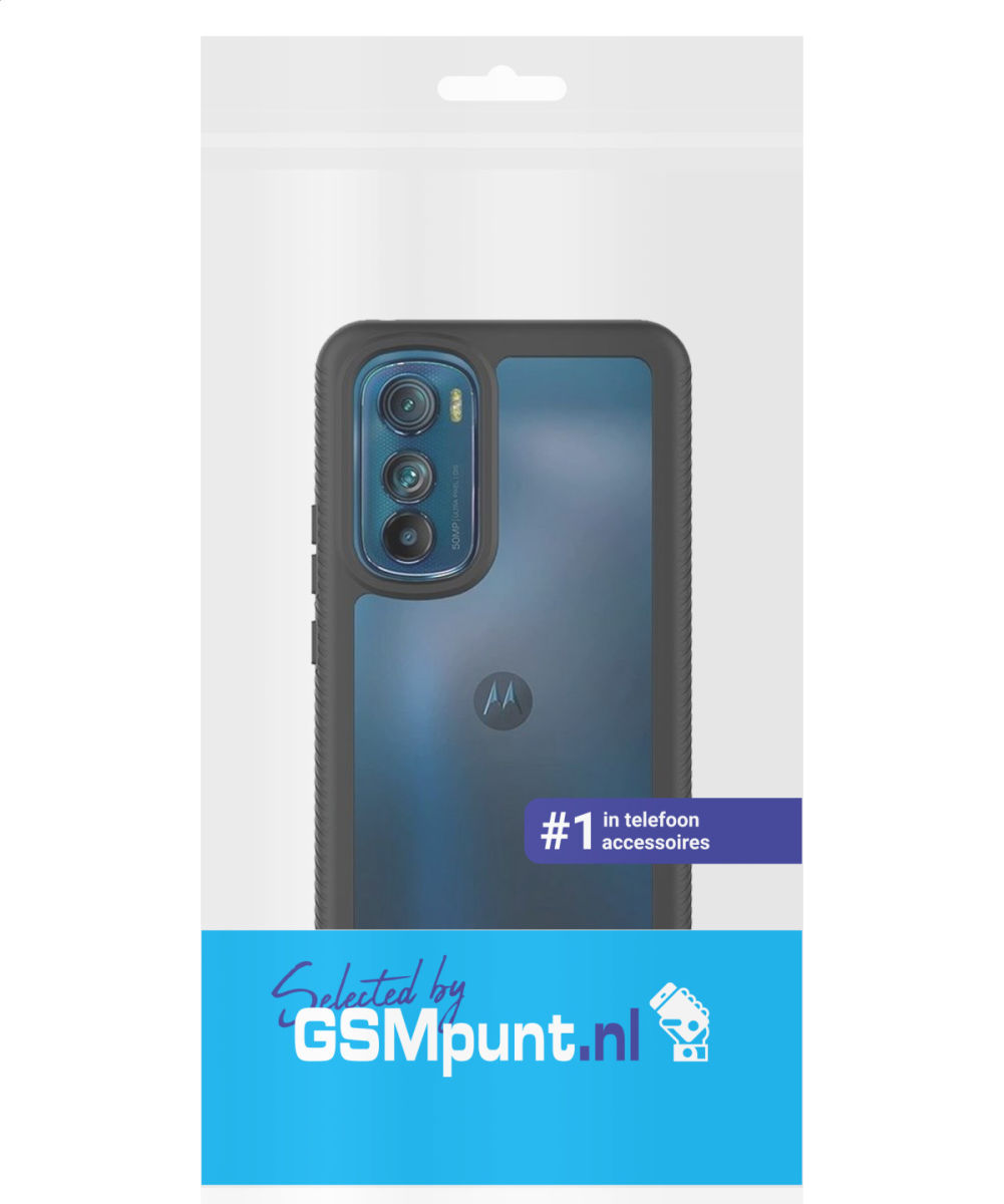 Motorola Edge 30 Hoesje Full Protect 360° Cover Hybride Blauw afbeelding 9