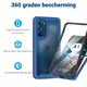 Motorola Edge 30 Hoesje Full Protect 360° Cover Hybride Blauw afbeelding 2