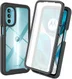 Motorola Moto G82 Hoesje Full Protect 360° Cover Hybride Zwart afbeelding 1