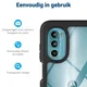 Motorola Moto G82 Hoesje Full Protect 360° Cover Hybride Zwart afbeelding 5