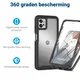Motorola Moto G32 Hoesje Full Protect 360° Cover Hybride Zwart afbeelding 2