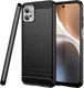 Motorola Moto G32 Hoesje Geborsteld TPU Flexibele Back Cover Zwart afbeelding 4