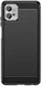 Motorola Moto G32 Hoesje Geborsteld TPU Flexibele Back Cover Zwart afbeelding 2
