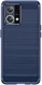 Oppo Reno 7 Hoesje Geborsteld TPU Flexibele Back Cover Blauw afbeelding 2