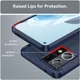 Oppo Reno 7 Hoesje Geborsteld TPU Flexibele Back Cover Blauw afbeelding 7
