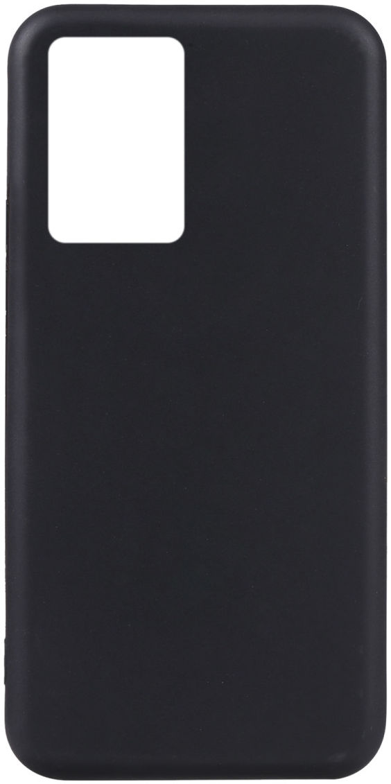 Oppo A57 / A57s / A77 Hoesje Dun TPU Matte Back Cover Zwart afbeelding 3