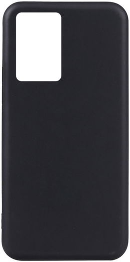 Oppo A57 / A57s / A77 Hoesje Dun TPU Matte Back Cover Zwart afbeelding 3