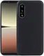 Sony Xperia 5 IV Hoesje Dun TPU Matte Back Cover Zwart afbeelding 2