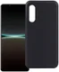 Sony Xperia 5 IV Hoesje Dun TPU Matte Back Cover Zwart afbeelding 1