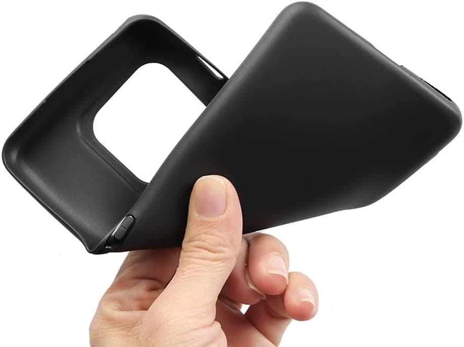 Oppo Reno 8 Hoesje Dun TPU Matte Back Cover Zwart afbeelding 5