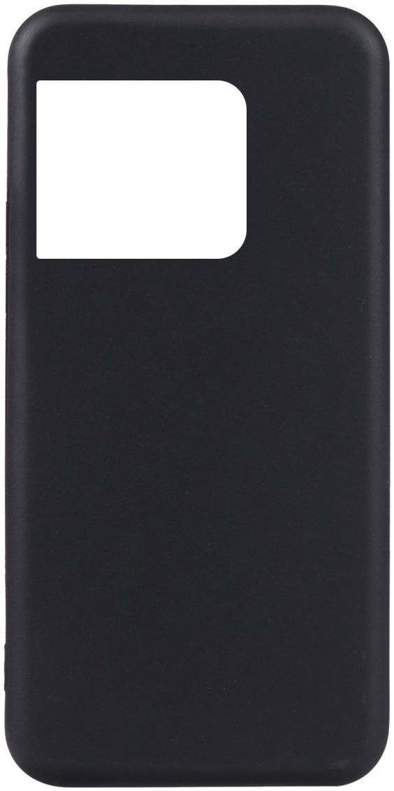 OnePlus 10T Hoesje Dun TPU Matte Back Cover Zwart afbeelding 3