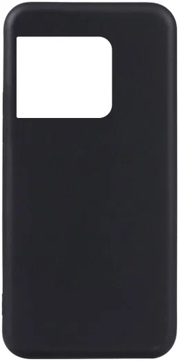 OnePlus 10T Hoesje Dun TPU Matte Back Cover Zwart afbeelding 3