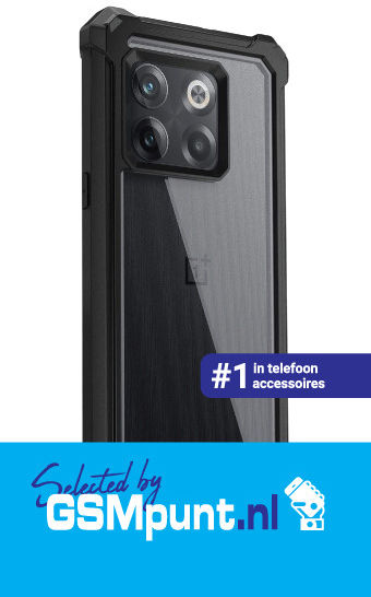 OnePlus 10T Hoesje Full Protect 360° Cover Hybride Transparant Zwart afbeelding 10