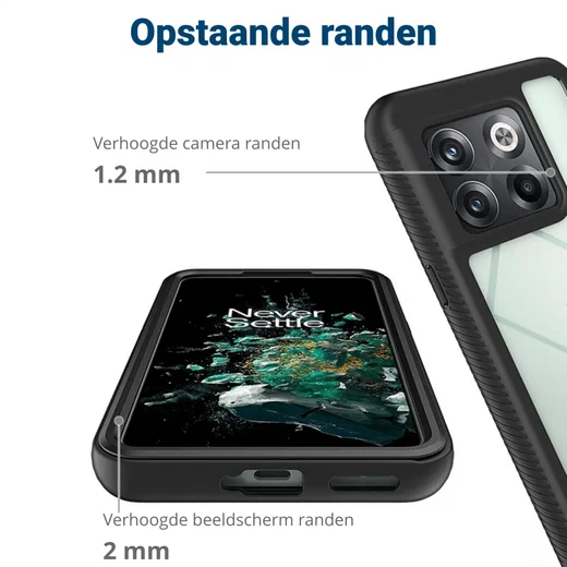 Xiaomi Redmi 10C Hoesje Full Protect 360° Cover Hybride Zwart afbeelding 7