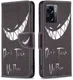 Oppo A57 / A57s / A77 Hoesje Portemonnee Book Case Don't Touch Print afbeelding 2