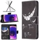 Oppo A57 / A57s / A77 Hoesje Portemonnee Book Case Don't Touch Print afbeelding 5