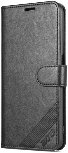 AZNS Oppo A57 / A57s / A77 5G Hoesje Wallet Book Case Kunstleer Zwart afbeelding 7