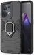 Oppo Reno 8 Hoesje met Magnetische Kickstand Ring Zwart afbeelding 1