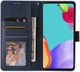 Samsung Galaxy A52 / A52S Hoesje Wallet Book Case Kunstleer Blauw afbeelding 1