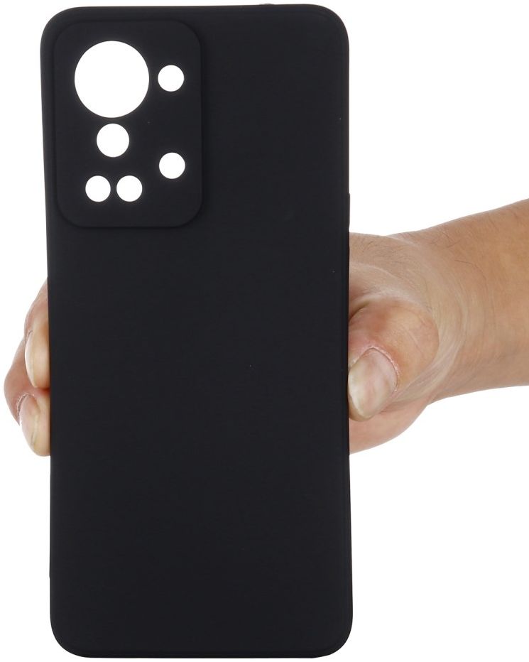 OnePlus Nord 2T Hoesje Siliconen Back Cover Zwart afbeelding 6