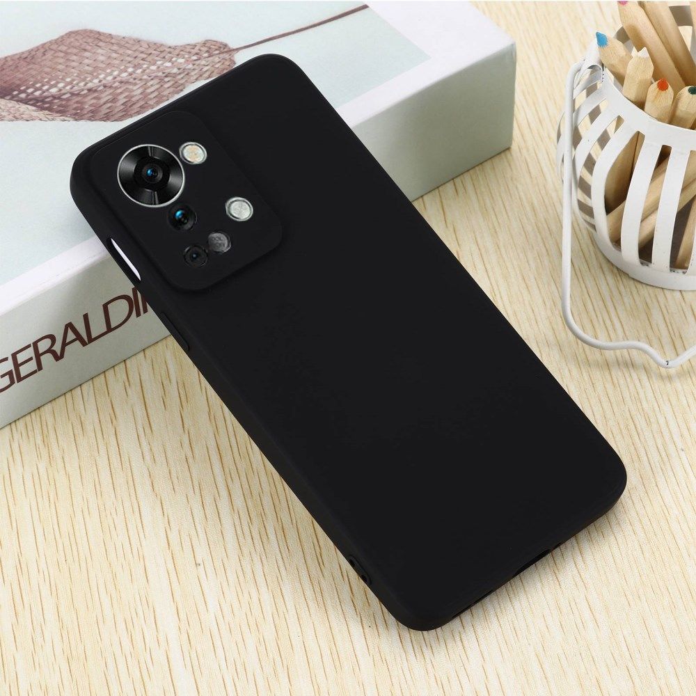 OnePlus Nord 2T Hoesje Siliconen Back Cover Zwart afbeelding 7
