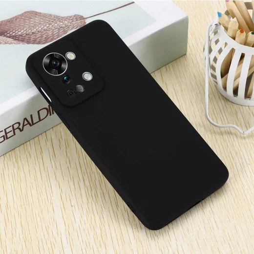 OnePlus Nord 2T Hoesje Siliconen Back Cover Zwart afbeelding 7