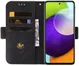 Samsung Galaxy A52 / A52S Hoesje Kunstleer Wallet Book Case Zwart afbeelding 1