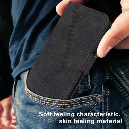 Samsung Galaxy A52 / A52S Hoesje Kunstleer Wallet Book Case Zwart afbeelding 5