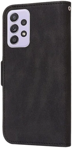 Samsung Galaxy A52 / A52S Hoesje Kunstleer Wallet Book Case Zwart afbeelding 7