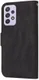 Samsung Galaxy A52 / A52S Hoesje Kunstleer Wallet Book Case Zwart afbeelding 7