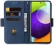 Samsung Galaxy A52 / A52S Hoesje Kunstleer Wallet Book Case Blauw afbeelding 1