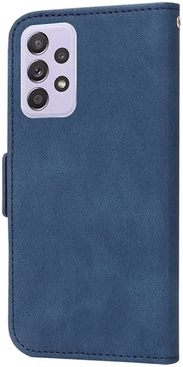 Samsung Galaxy A52 / A52S Hoesje Kunstleer Wallet Book Case Blauw afbeelding 8