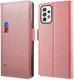 Samsung Galaxy A52 / A52S Hoesje met Kaarthouder en Spiegel Roze Goud afbeelding 4
