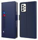 Samsung Galaxy A52 / A52S Hoesje met Kaarthouder en Spiegel Blauw afbeelding 3