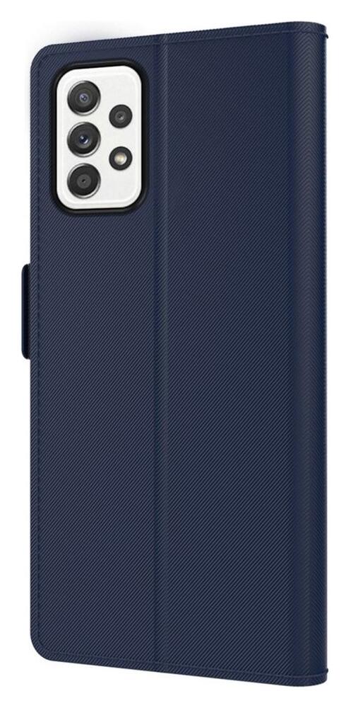 Samsung Galaxy A52 / A52S Hoesje met Kaarthouder en Spiegel Blauw afbeelding 9