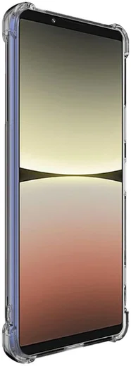 Imak Sony Xperia 5 IV Hoesje Schokbestendig TPU Transparant Zwart afbeelding 2