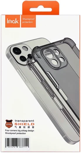 Imak Sony Xperia 5 IV Hoesje Schokbestendig TPU Transparant Zwart afbeelding 7
