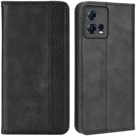Motorola Edge 30 Fusion Hoesje Wallet Book Case Kunstleer Zwart afbeelding 4